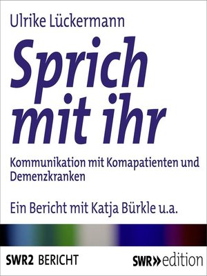 cover image of Sprich mit ihr